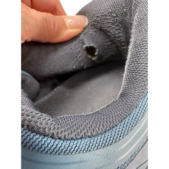 Hoka One One Bondi 7 Mens Size 12.5 Blue Grey Shoes Sneakers 1110518-RTOS main image 7